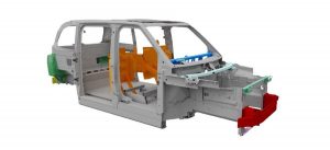 LEVC TX5 - aluminum structure