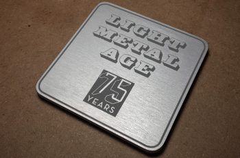 Aluminum drink coaster