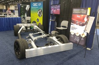 light weight aluminum car frame