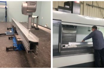 Vitex installed new fabrication equipment, including a Hexagon CMM (left) and a Haas CNC (right).