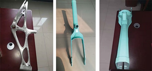 Magnesium frame for a child's bike developed by Zhenjiang Li, Hebi Jianglang Metals Co., Ltd. and the China Magnesium Association. 