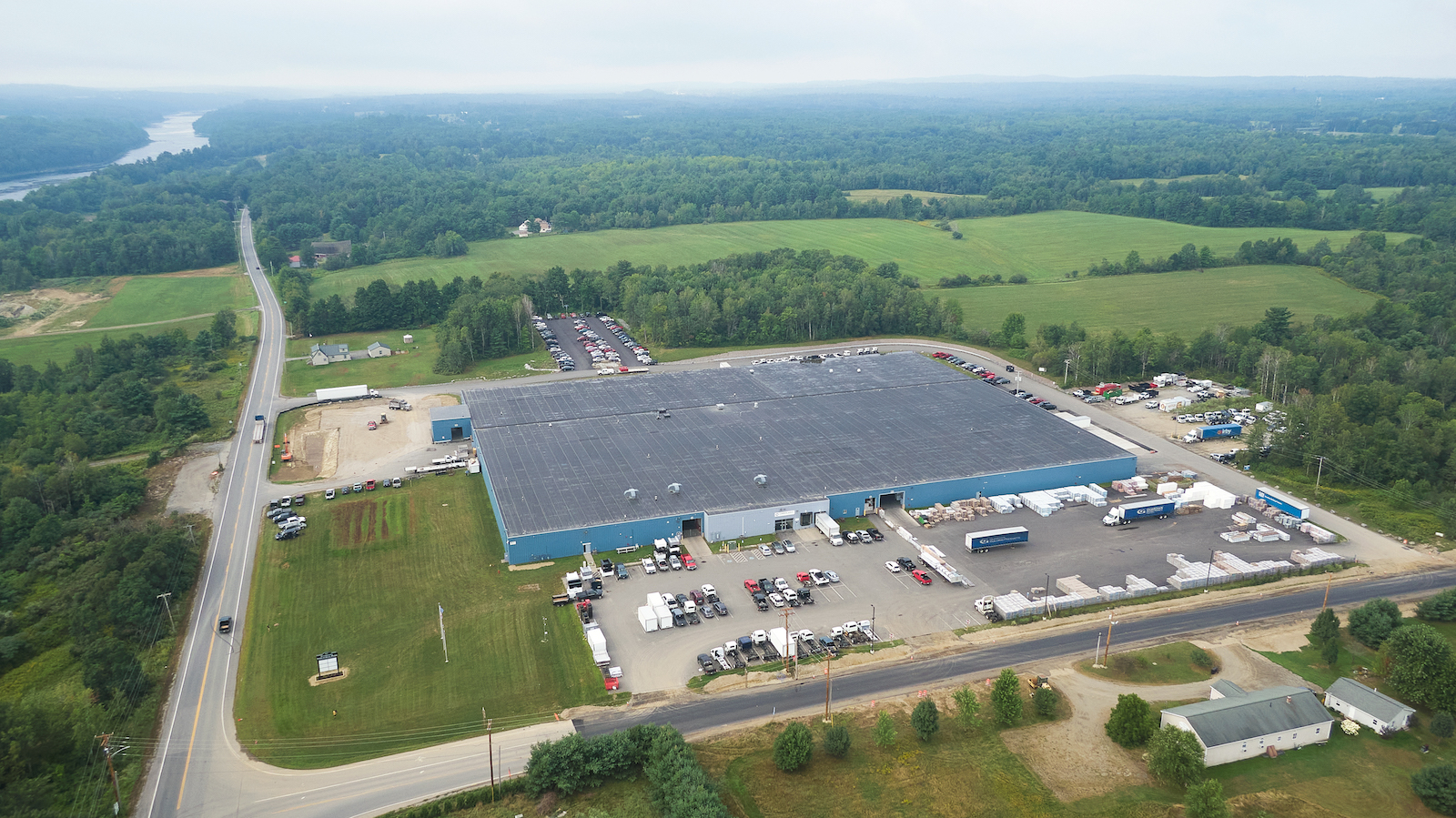 The F3 facility in Waterville, Maine, manufactures aluminum truck and van bodies.