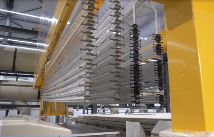 Cisart Alumet aluminum extrusion anodizing line