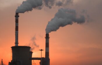 factory smoke stacks - climate change