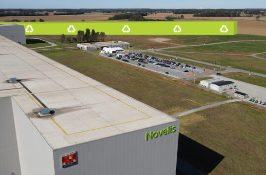 Novelis new recycling center in Guthrie
