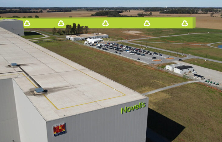 Novelis new recycling center in Guthrie