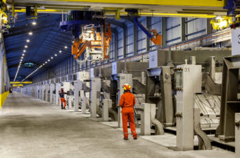Nordural aluminum smelter