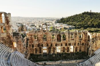 view of Athens, Greece