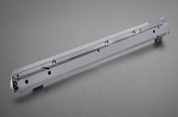 Figure 5. An EV sill comprised of an 10 ft long extruded profile, produced by HAI to very tight tolerances using automatic straightening.