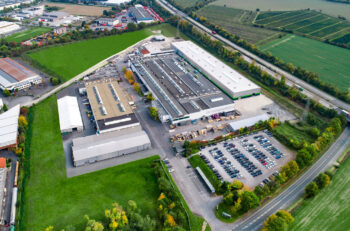 Aerial view of HAI's Soest manufacturing facility in Germany.