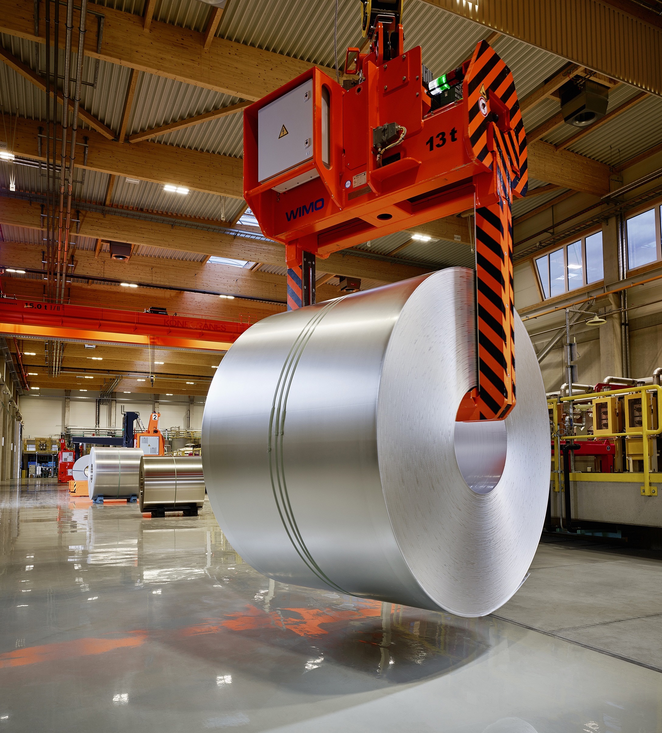 ASI-certified aluminum coil from AMAG is used at the AUDI plant in Györ (Hungary) for the production of outer skin components and interior structural components. (©AMAG)