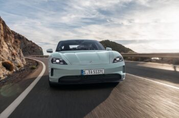 The 2024 Taycan electric sports car. (Photo: Porsche.)