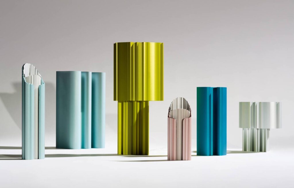 View of Extrusions at the Heart of Circular Furniture Design at Milan Design ...