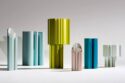 Lamps and vases made of anodized aluminum extrusion