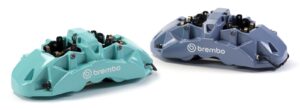Brake calipers made from 100% recycled aluminum. (Source: Brembo.)