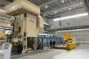 A forging press in an industrial plant