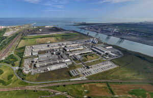 Aerial view of the Aluminium Dunkirk smelter