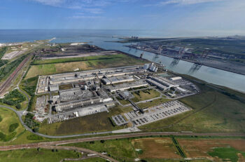 Aerial view of the Aluminium Dunkirk smelter